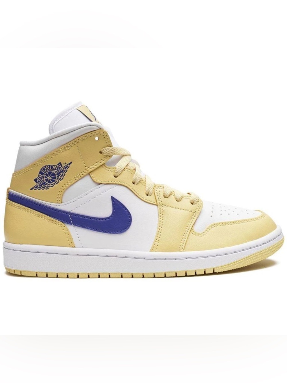 Women’s Jordan 1s Yellow and Blue